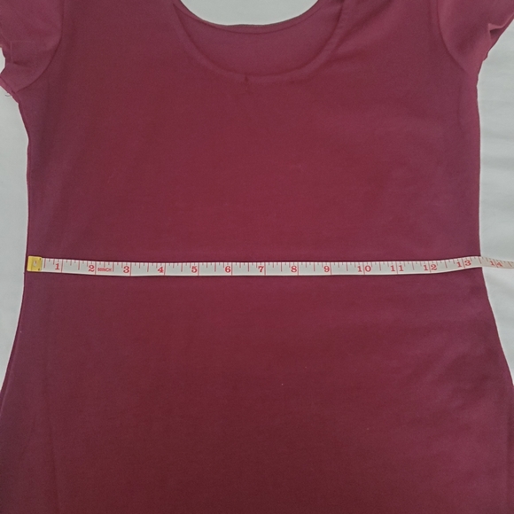 Theraphy dress maroon color - Picture 6 of 7